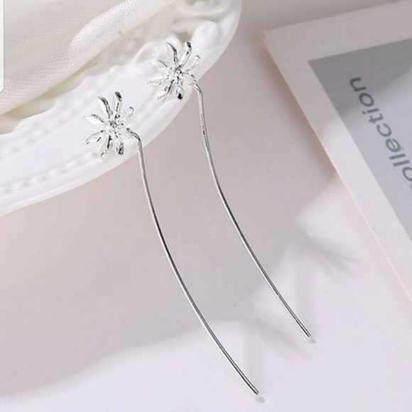 Relisted*Gwendolyn* Flower Earrings - Picture 3 of 4